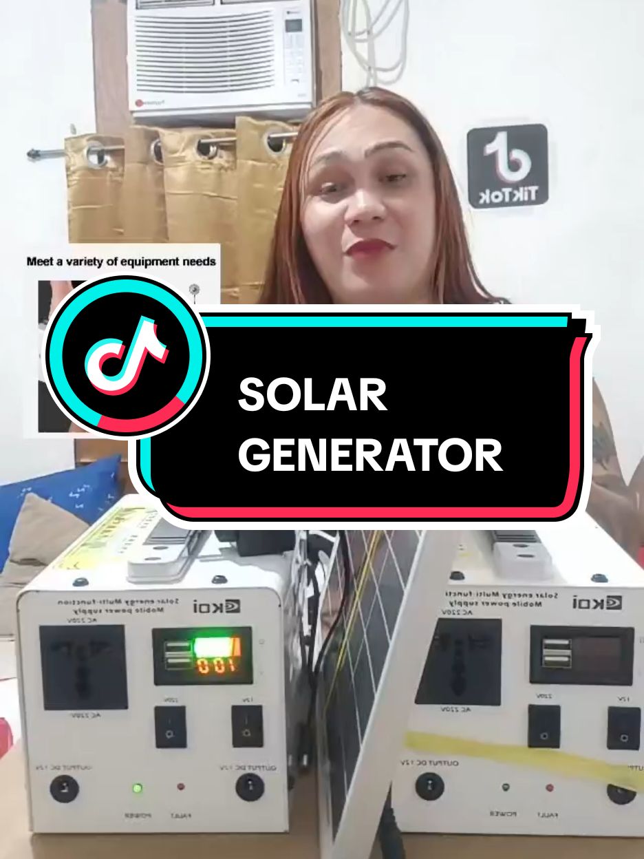 Portable power station 200w/220V multifunctional power station 78800mah large capacity solar generator. grabe ang ganda nito kaya order na. #portablepowerstation #powerstation #solargenerator #generator #koi #fyp #LIVEhighlights #TikTokLIVE #LIVE 