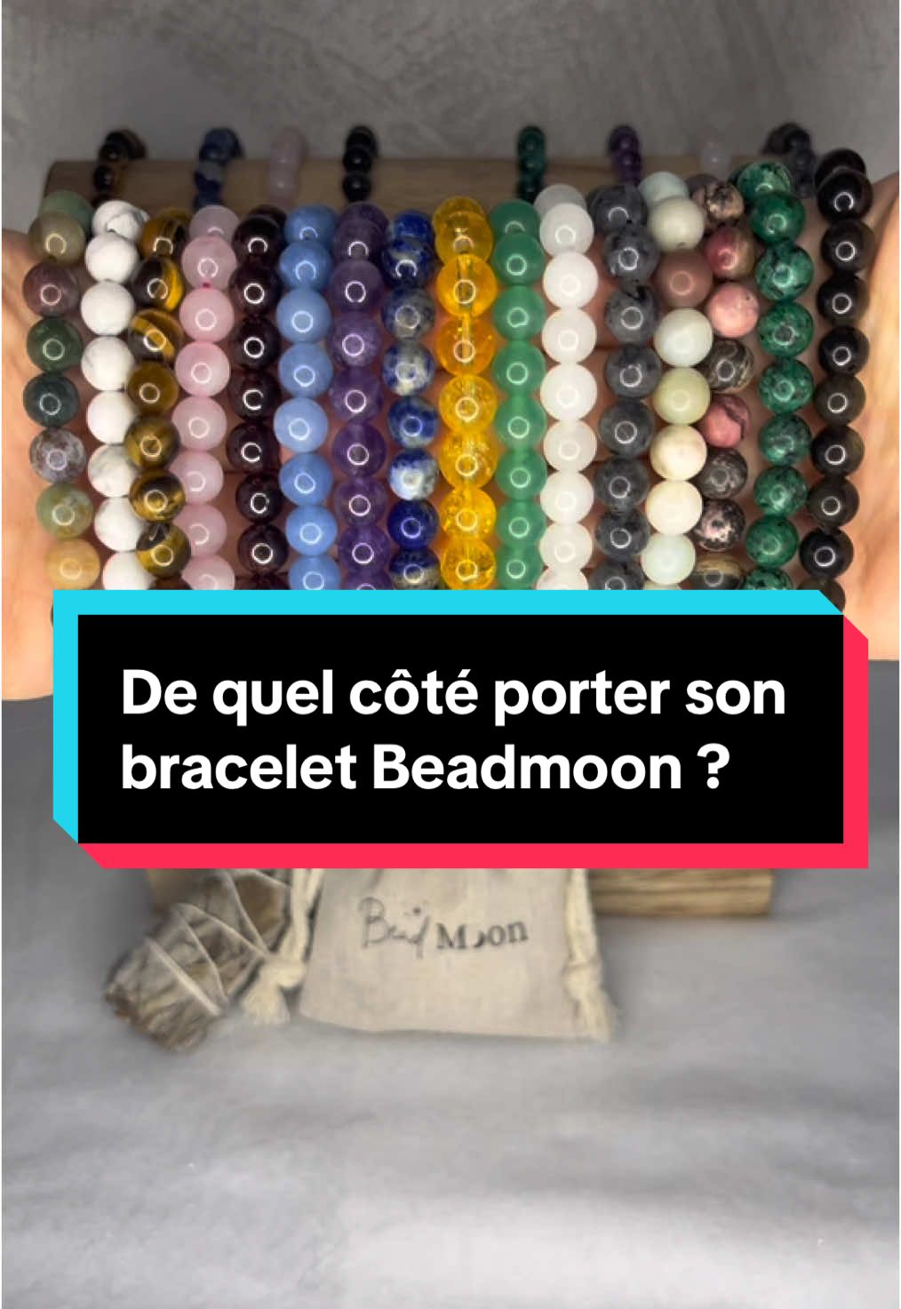 🌙 Tu te demandes de quel côté porter ton bracelet BeadMoon ? 🌙 👉 En règle générale :  ✨ Main gauche : Reçois l’énergie, attire les bonnes vibrations et les intentions positives. ✨ Main droite : Donne et partage cette énergie avec le monde qui t’entoure. Écoute la vidéo pour plus de précision pour chacun des bracelets 📿 Les bracelets BeadMoon sont conçus pour t’accompagner dans ton chemin spirituel 🙏  Trouve celui qui te correspond sur BeadMoon.com 🛍️. #beadmoon #bracelet #bracelets #vertu #bienfait #bienfaits #conseils #livraison #france #suisse #belgique #dom #bijou #pierrenaturelle #pierresemiprecieuse 