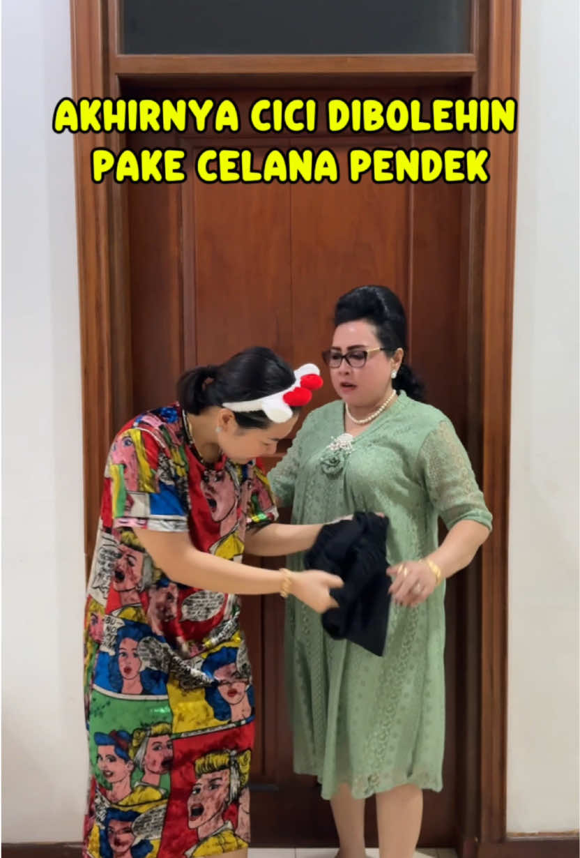 Ini style mama cetar ya kayak gini niii!!😔😔😔#cicilingling #mamacetar #linglinglieanti @TriHartati_65 