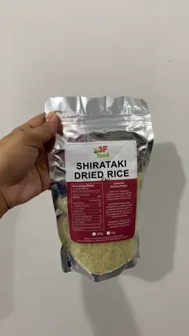 FLASH SALE 3F FOOD SHIRATAKI DRIED RICE 500G-1KG #fypppp #shiratakirice #foryou 