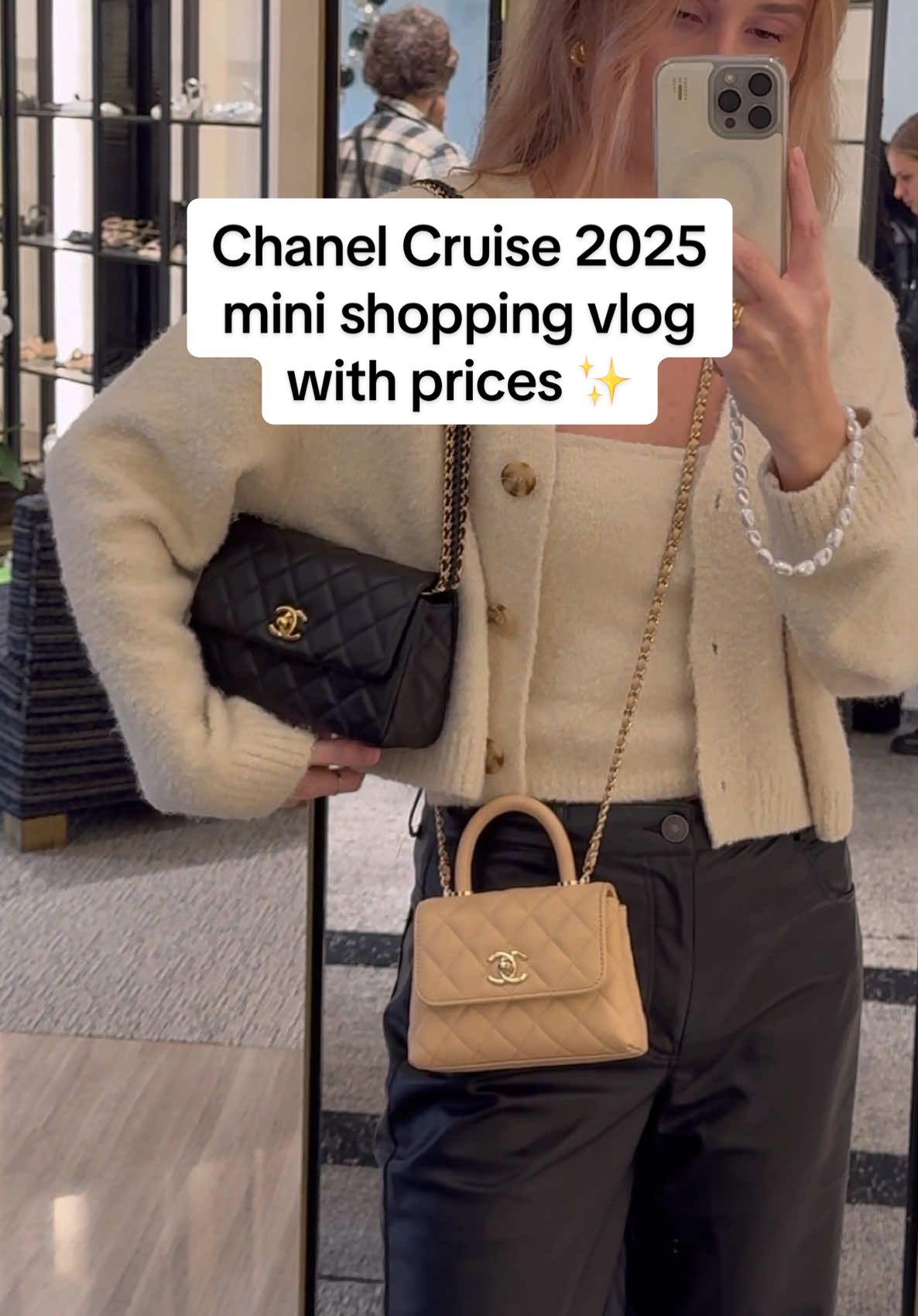 new Chanel bags, hello cruise 2025, what do we think? @ChanelOfficial #chanel #chanel25c #chanelcruise2025 #chanelvlog 