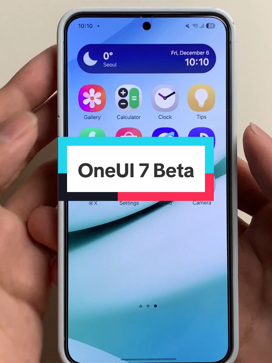 OneUI 7 Beta1 앱 전환 애니메이션  #samsung #galaxy #oneui7 #oneui7beta #teamgalaxy 