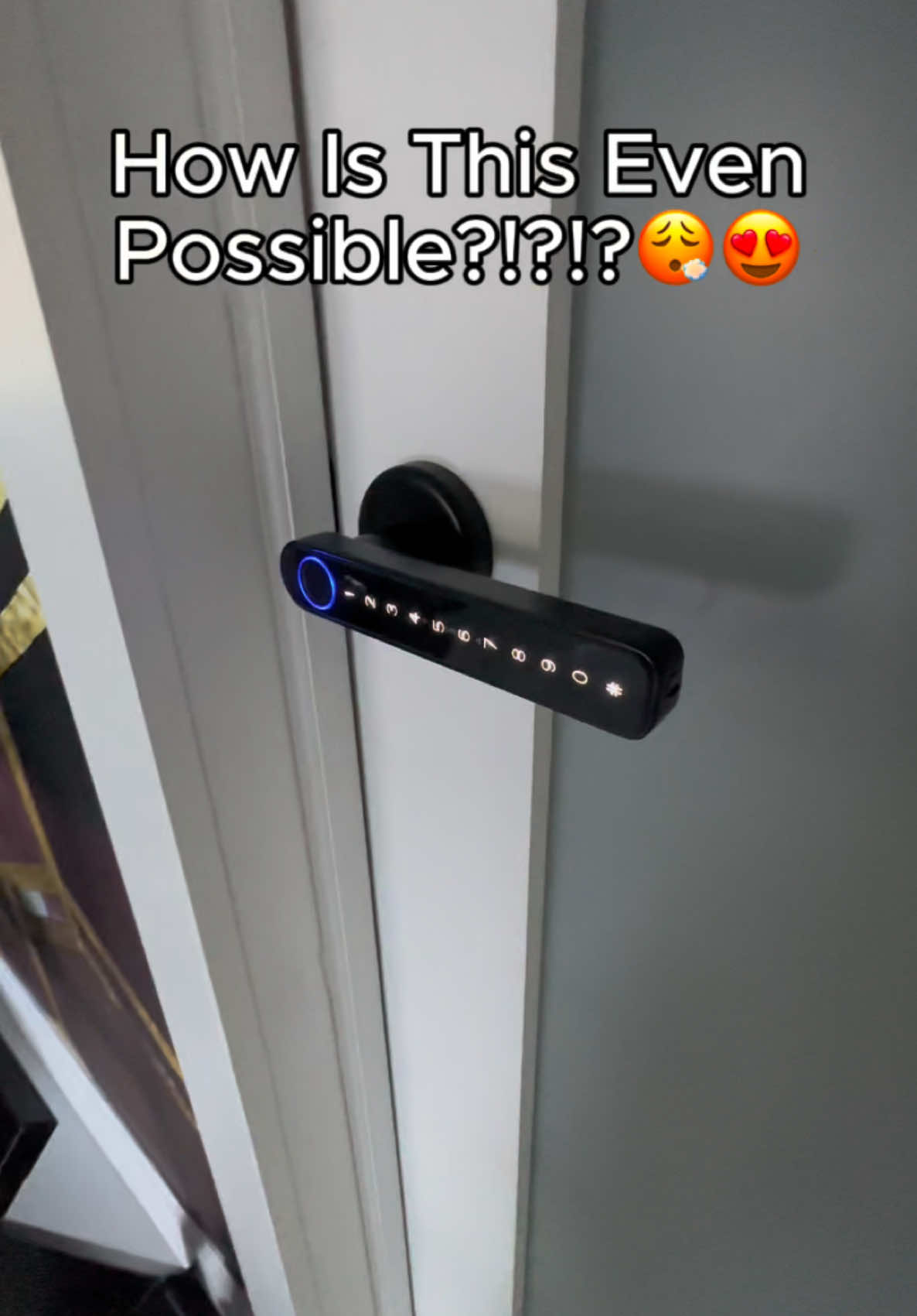 THIS THING IS INCREDIBLE😮‍💨😍 #fingerprintlock #mywhome #security #fyp #privacy #padlock 