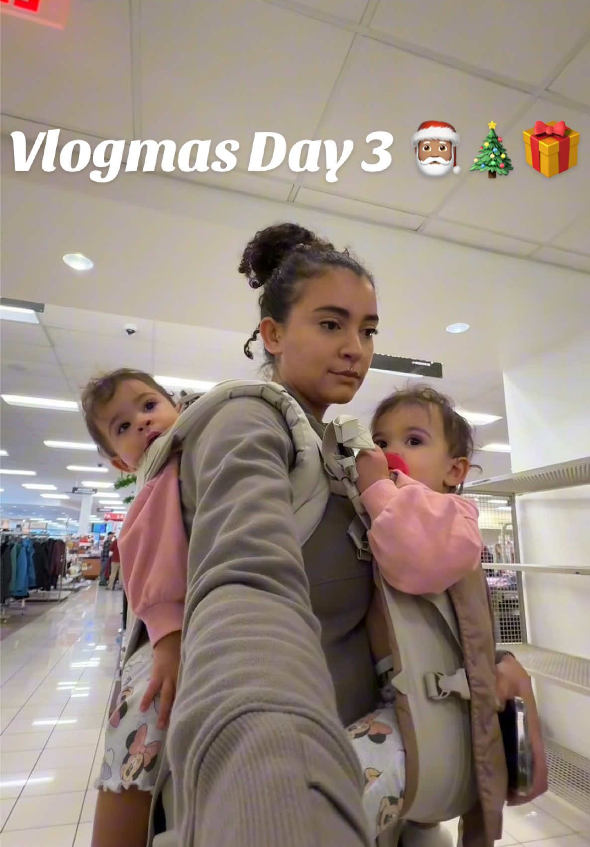 Vlogmas day 3! Im going to catch up i swear 🥴 #twinmom #babywearing #motherhoodunfiltered #momsover30 #momvlog #ditlofasahm