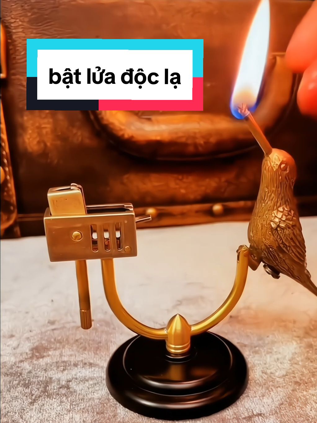 bật lửa hình con chim độc lạ #batlua #batluadep #batluadocla #batluakichdoc #giadungtienich 