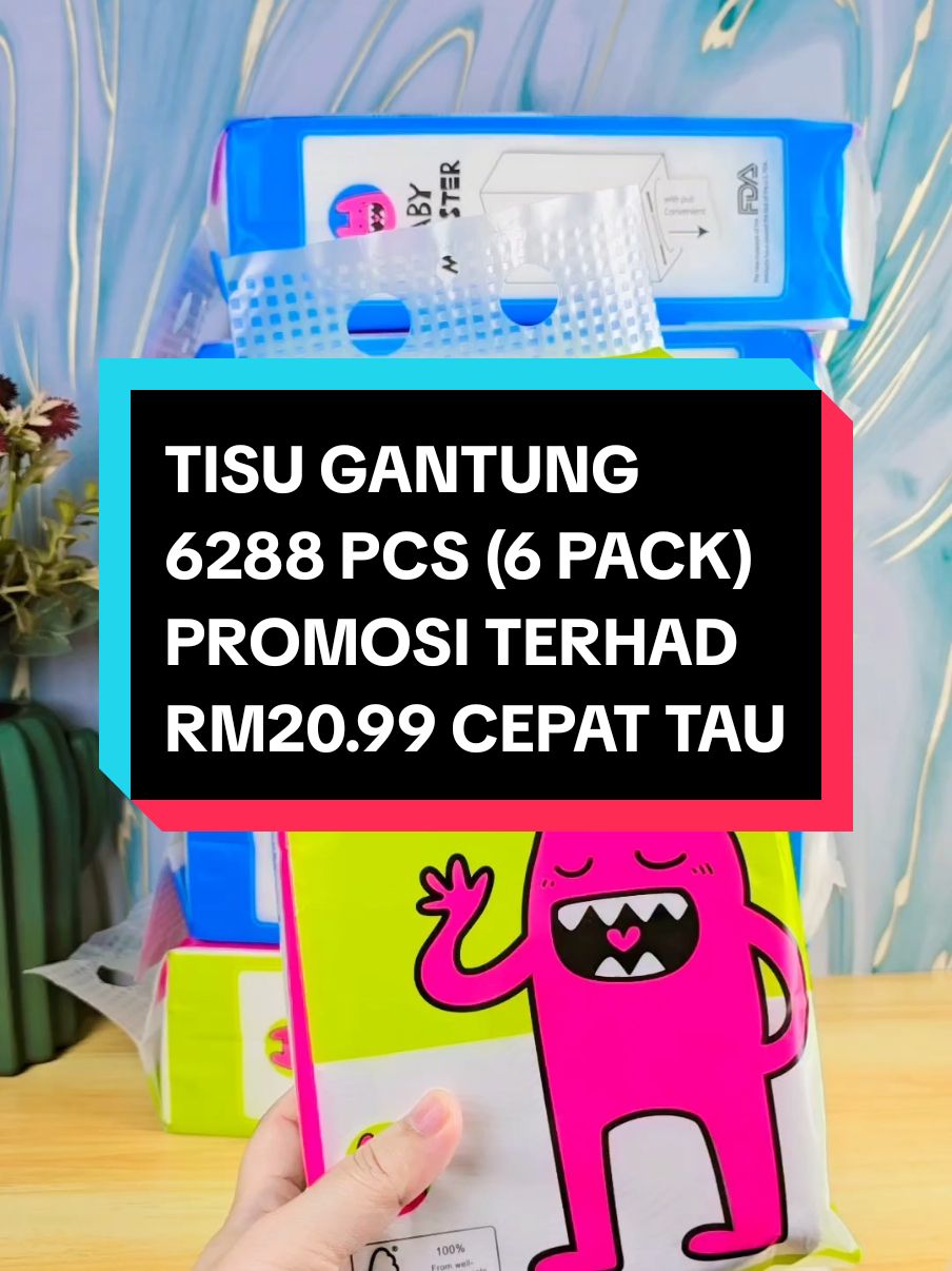 Tisu Gantung Baby monster dah restock terhad 100 ctn sahaja ya. #tisugantung #tisUgantungviral  #tisugantungmurah  #tisugantungdapur 