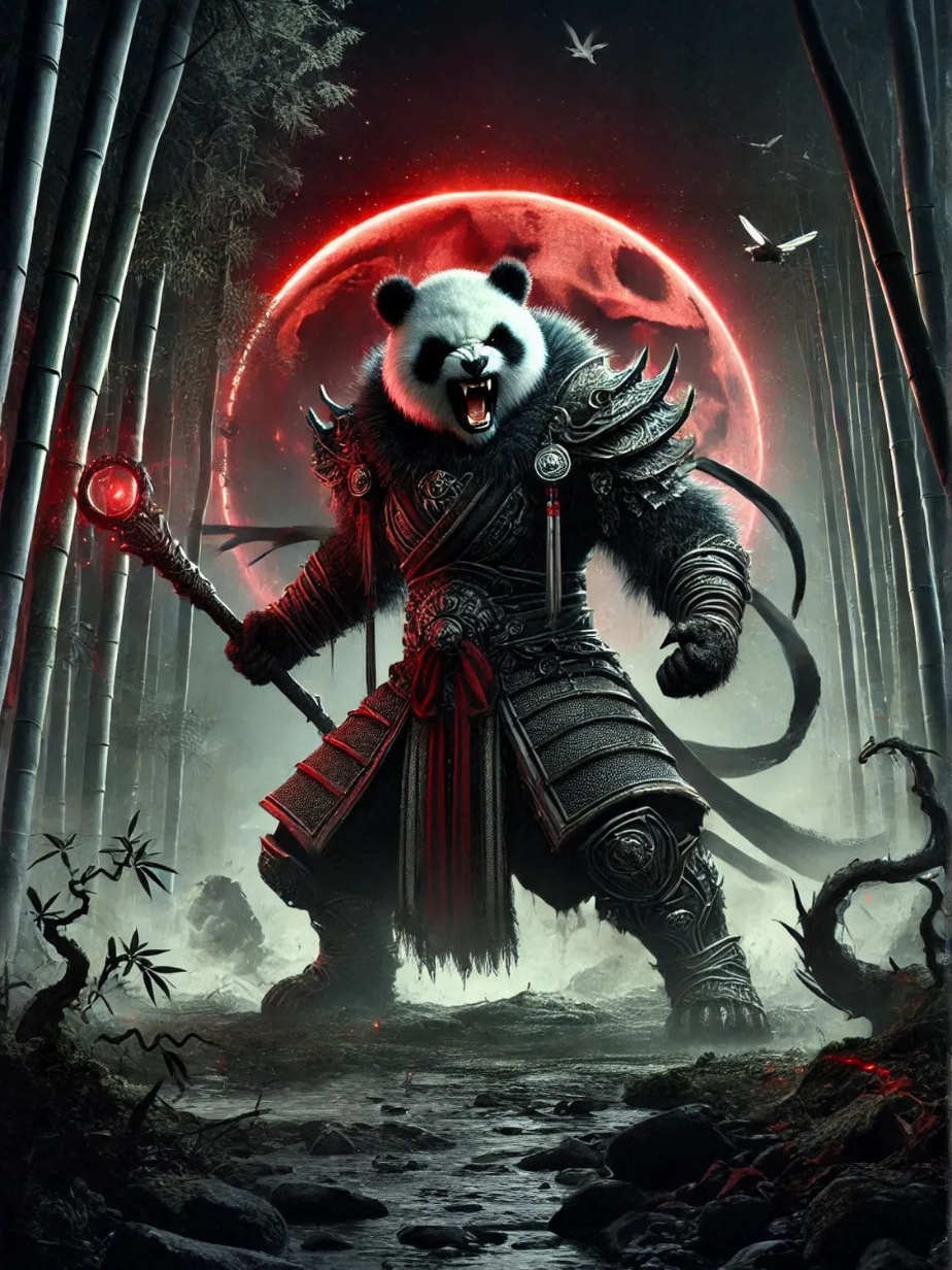 "Eksperimen AI: Kung Fu Panda Dapat Kekuatan Baru! #AI #KungFuPanda #Transformation #Superhero"