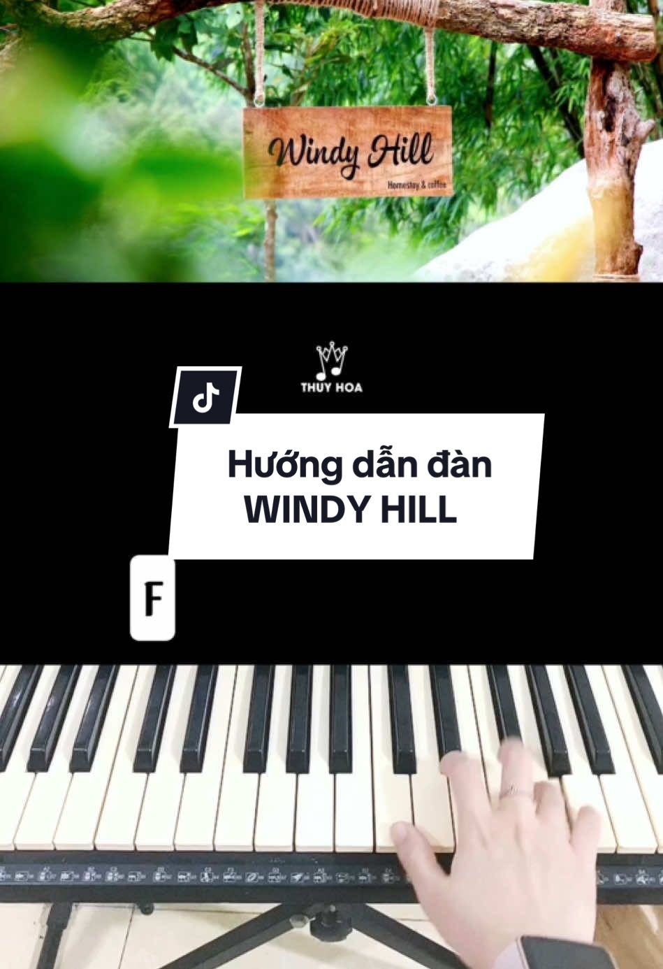 Hướng dẫn đàn piano: Windy hill @Hoa @Wibach @hoaa…. #TikTokAwardsVN #lopnhacthuyhoa #hoainna #piano #music #viral #coverpiano #wibachenglish #xuhuong #windyhill #chill 