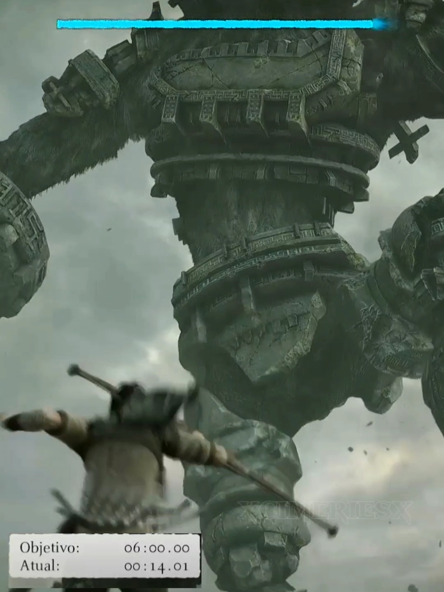 Derrotando o Gaius em menos de 1 minuto 🐎🗡 #shadowofcolossus #shadowofthecolossusps4 #remakeshadowofthecolossus #shadowofcolossusremake 