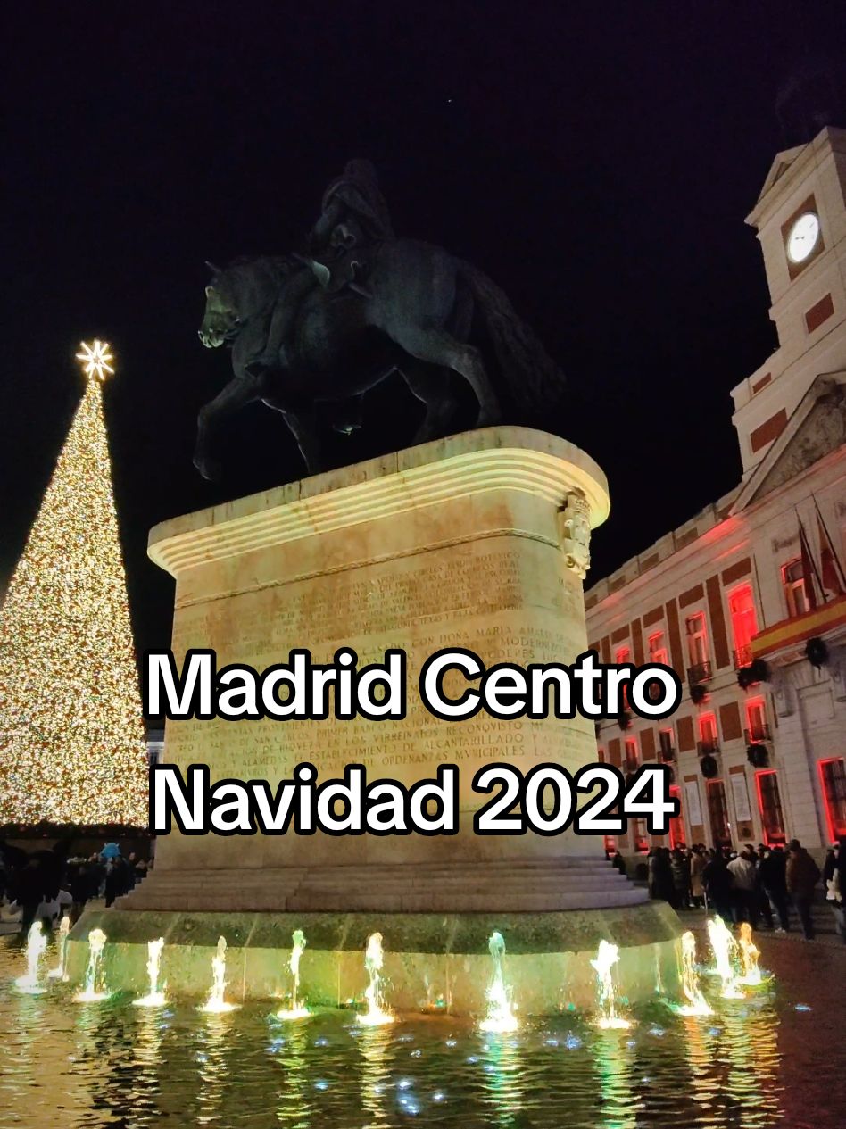 Así luce Madrid Centro en Navidad 2024 🎄🌟🇪🇸 #luces #navidadmadrid #granvia #puertadelsol #plazamayor #plazaespaña #aggvideos 