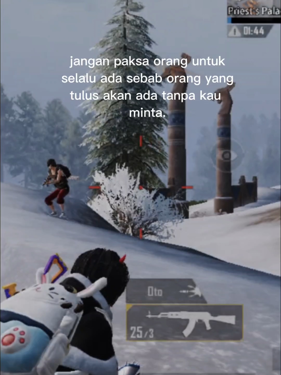 Orang yang tulus akan ada tanpa kau minta,,,  #sadvibes #quotespubg #pubgmobile 