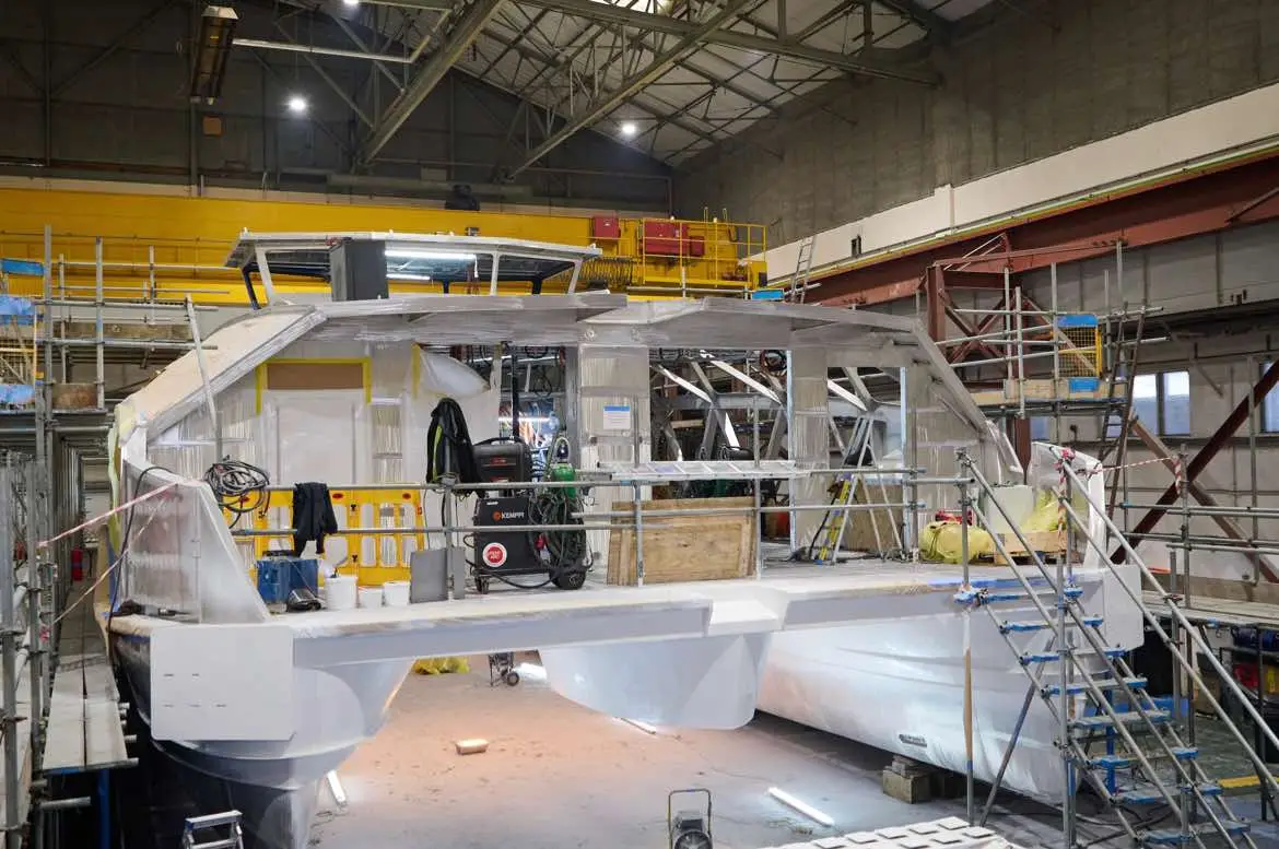 We are very excited to announce a ground-breaking milestone for Uber Boat by Thames Clippers: in March 2025, we will launch the UK's first fully electric, zero-emission cross-river passenger ferry, Orbit Clipper. 🌍⚡ Yesterday, our CEO Sean Collins and COO Geoff Symonds visited Wight Shipyard Co. on the Isle of Wight, where this state-of-the-art vessel is being built. What makes Orbit Clipper a game-changer for London? 🌱 Sustainable travel: A cleaner, greener way to cross the Thames, with capacity for 100 bikes 🚀 High capacity: A fast, reliable service supporting over 20,000 passengers every week We’re proud to lead the way in sustainable river transport and can’t wait to welcome you aboard Orbit Clipper in 2025! #Innovation #Sustainability #GreenTransport #BetterByBoat #UberBoatByThamesClippers #greenlondon #visitlondon 