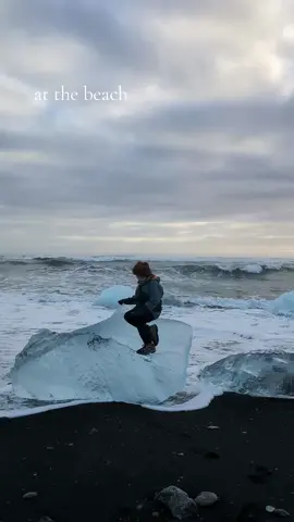 I have been to many unique beaches but diamond  beach in Iceland was just out of this planet ! #outdoorlife #familytravel #wintertravel 