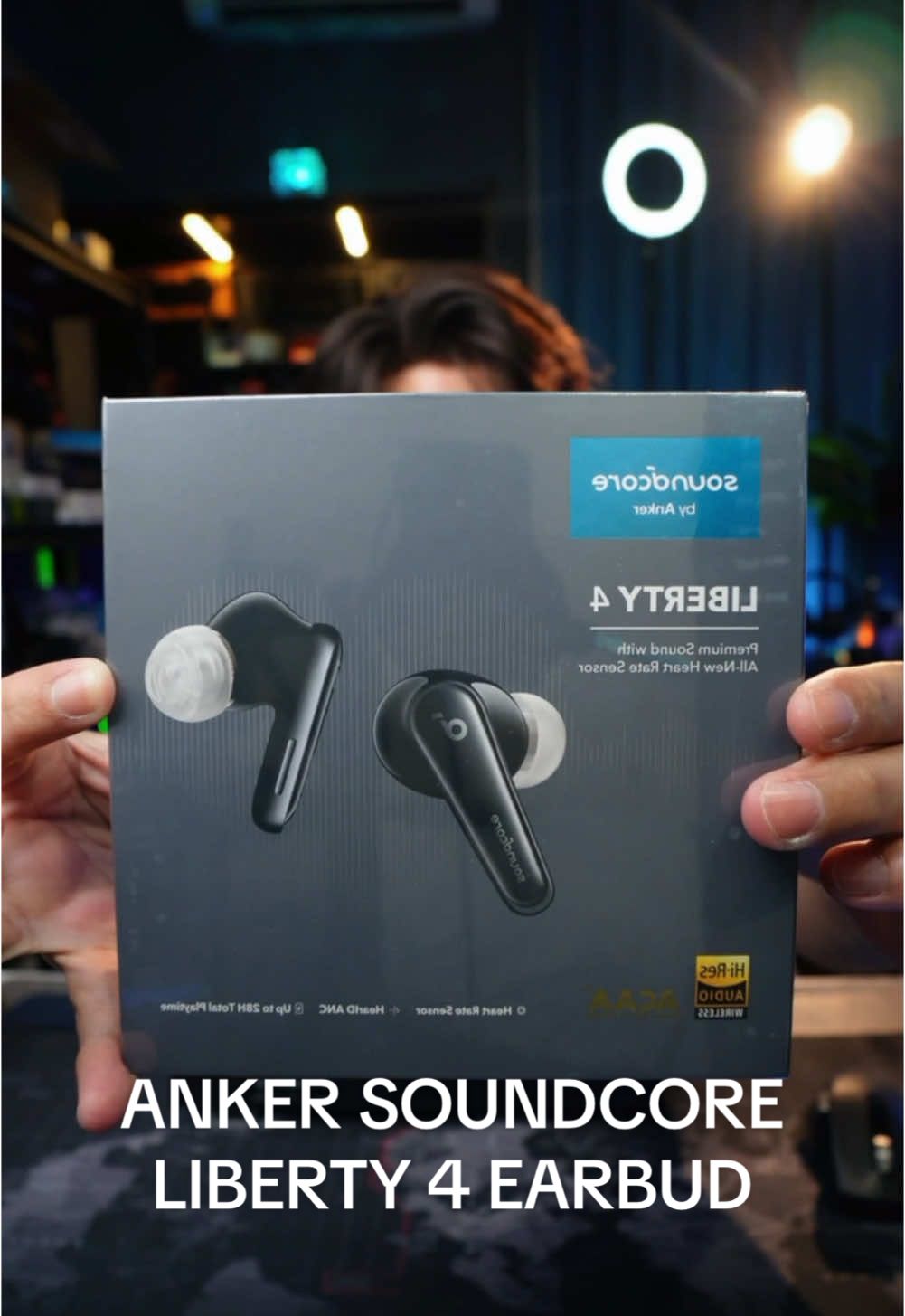 Soundcore by Anker Liberty 4 A3953 Noise Cancelling Earbuds, True Wireless Earbuds with ACAA 3.0, Dual Dynamic Drivers for Hi-Res Premium Sound, Spatial Audio with Dual Modes Earphone Speaker #anker #ankermalaysia #ankerofficial #ankerliberty4 #ankerearphones #ankerearbuds #earbuds #earbudswireless #earbudsviral #earbudsreview #earbudspremium #earbudsbluetooth #earphone #earphones #earphonebluetooth #earphoneviral #gadget #gadgets 