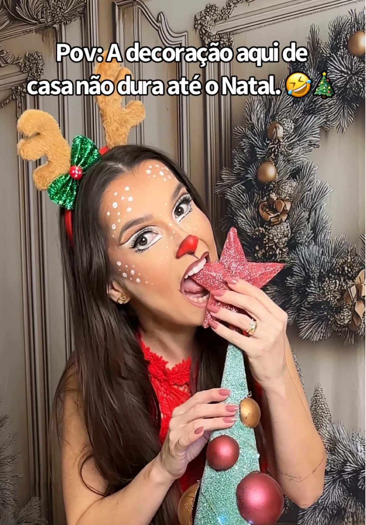 Gente, não chega até o natal. 🎅  *Não é conteúdo para crianças 