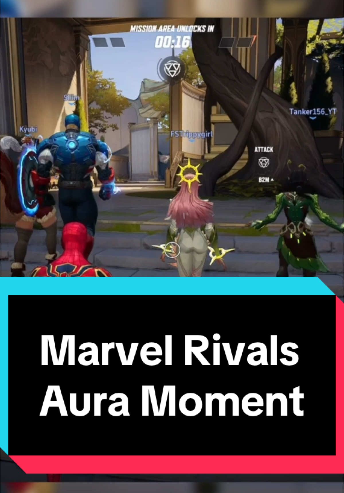 So much AURA in Marvel Rivals 😂. #marvelrivals #doomsrise #marvelrivalsclips #marvelrivalsgame 