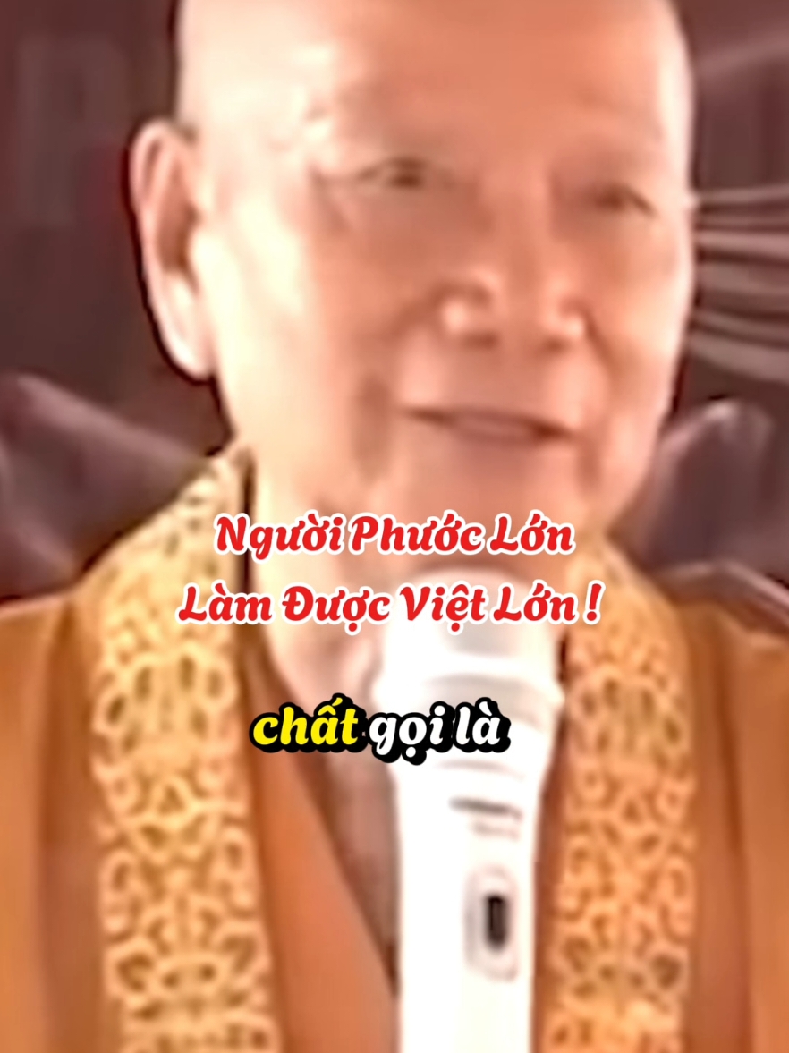 Người phước đức lớn thì làm được việc lớn #loiPhatday #ThichTriQuang #thongdiepcuocsong #nhungcaunoihay #xuhuongtiktok