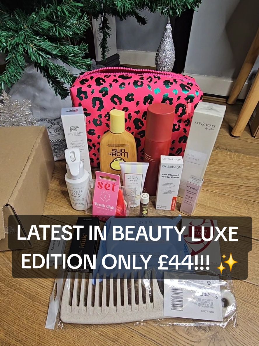 WORTH £249!!! ✨️ #latestinbeauty #latestinbeautyboxunboxing #giftideas #christmasgift #tiktokmademebuyit #bargainbeauty #latestinbeautytrendingedit 