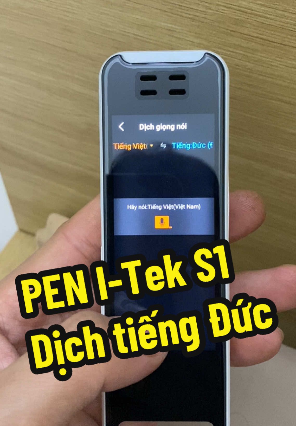 Dịch tiếng Đức bằng máy Pen itek S1. #itektaynguyen #dịch135ngônngữ #dịchngônngữ #butphiendich #bmt #máyphiêndịchngônngữ #TikTokShop #dịchoffline19ngônngữ 