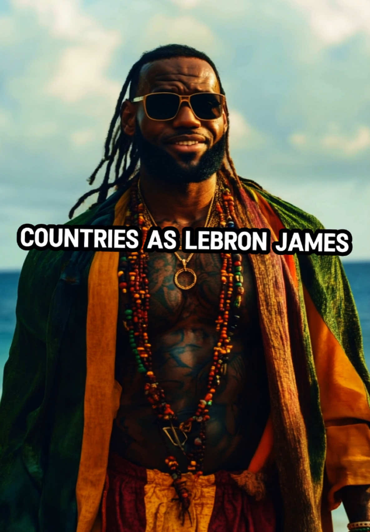 COUNTRIES AS LEBRON JAMES 🥵 #midjourneyai #midjourneyart #midjourney #countries #aiart 