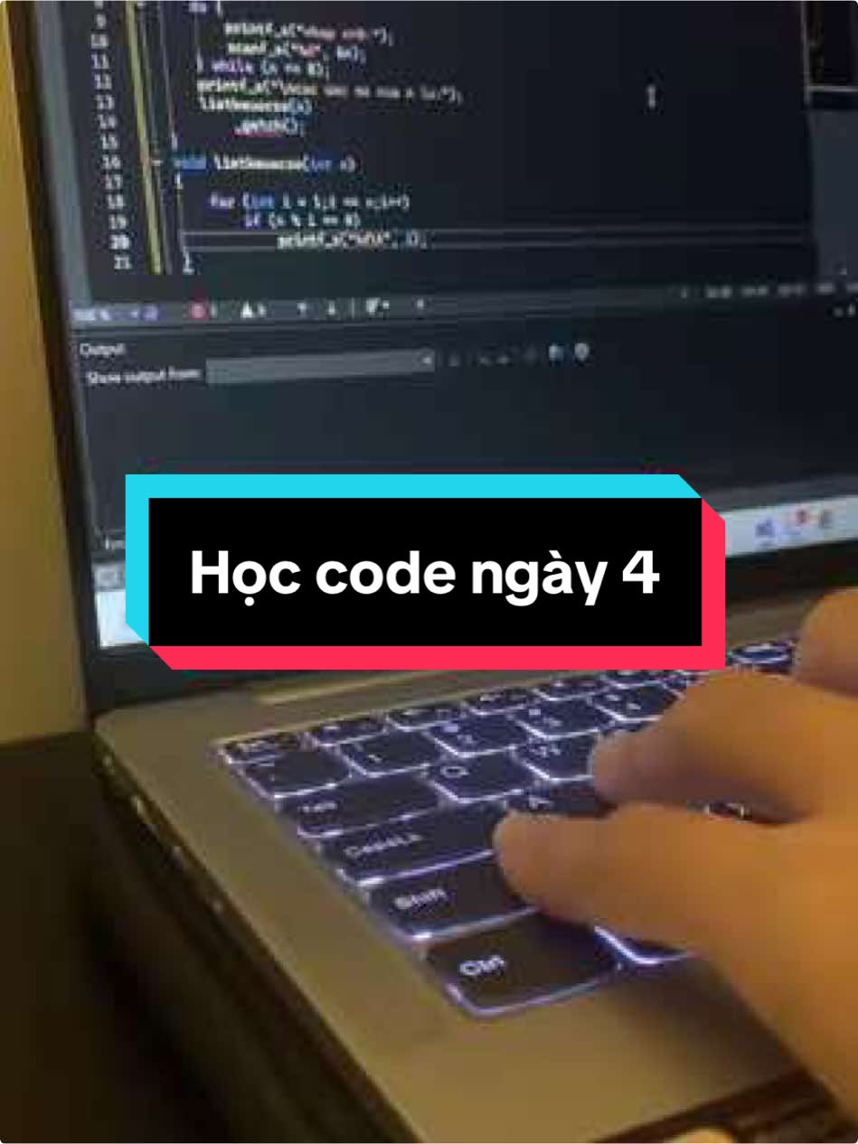 Ngày 4: “giải bài tập lập trình 👨‍💻”#sinhvienit #xuhuong #sinhvienit#code#thanhcong#100daycode