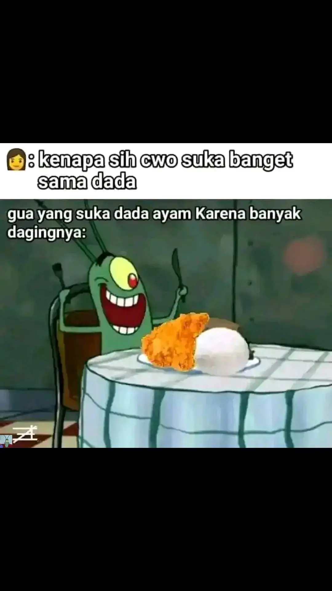 emang ada orang gasuka dada? ayam #meme