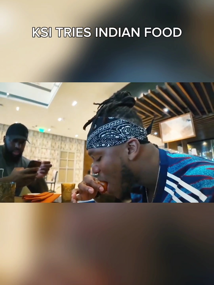 KSI Tries Indian Food #ksi #thickofit #indianfood #ksiclips #ksisong #fyp #fy #foryoupage #clips #clip 