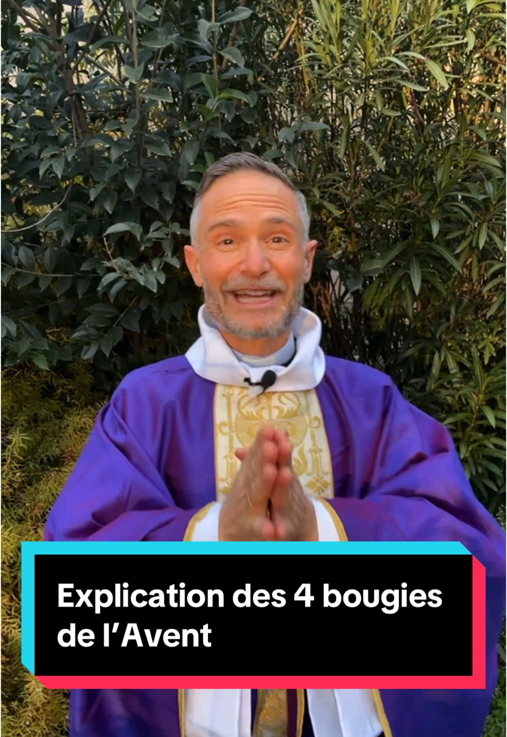 Explication sur les 4 bougies de l’Avent qui symbolisent les 4 dimanches pour nous préparer à célébrer la fête de Noël  #avent #bougie #dimanche #catholictiktok #catholic #catholique 