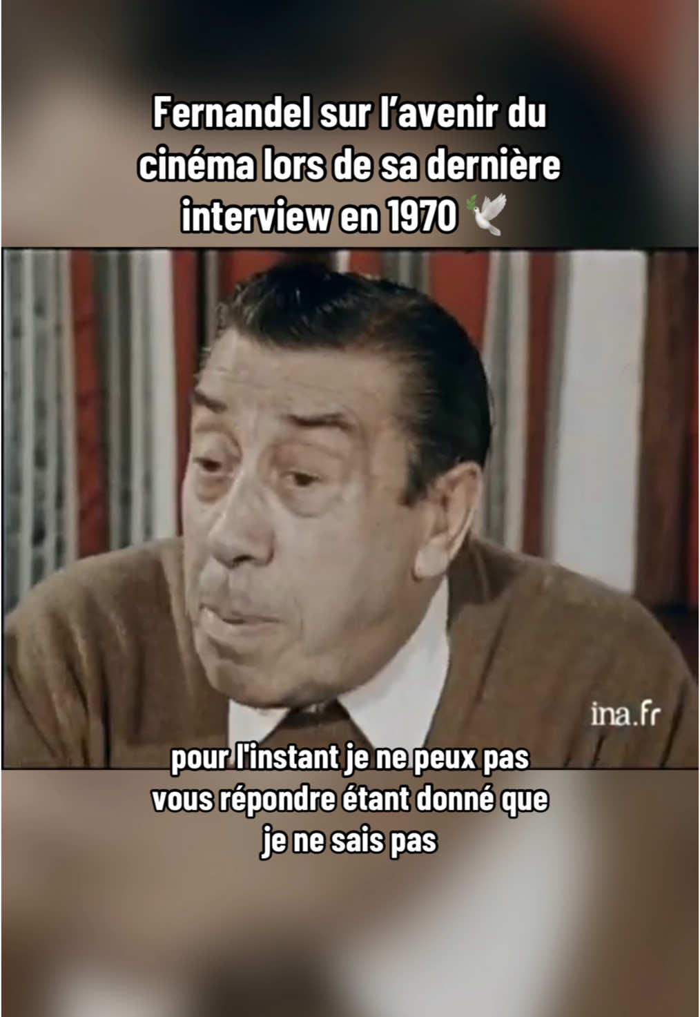 #fernandel #cinema #legende #ina #interview #avenir 