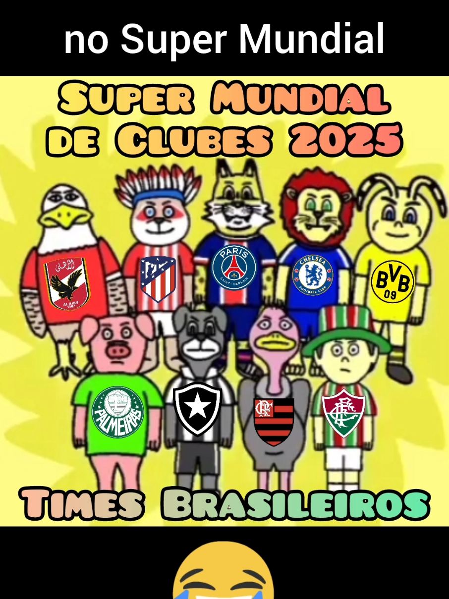 Times Brasileiro no Super Mundial de Clubes 🔥🏆😱 #supermundial #flamengo #palmeiras #fluminense #botafogo 