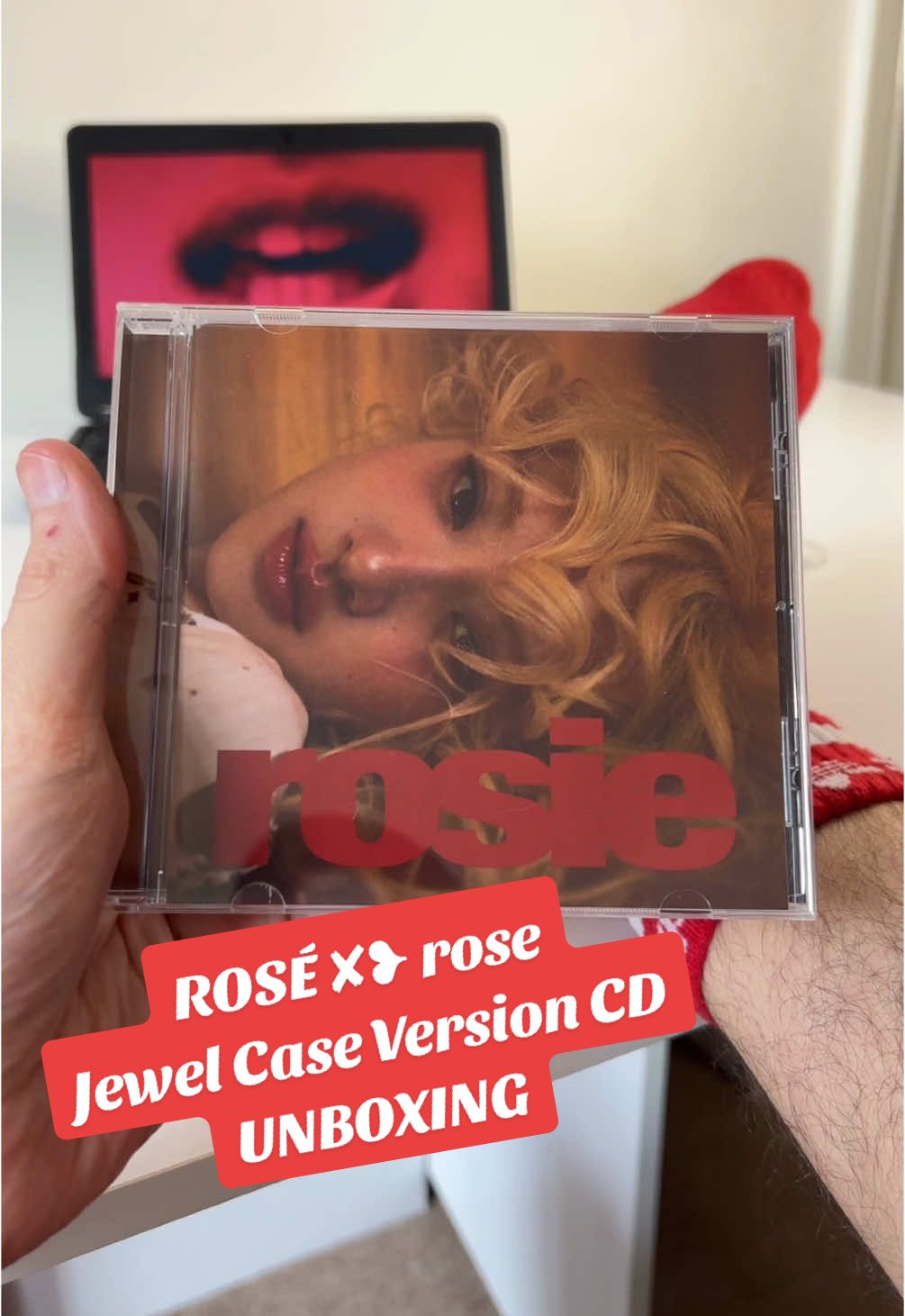 ROSÉ ✘❥ rose Jewel Case Version CD UNBOXING #rosé #rosealbum #roseblackpink #kpopfyp #kpopunboxing 