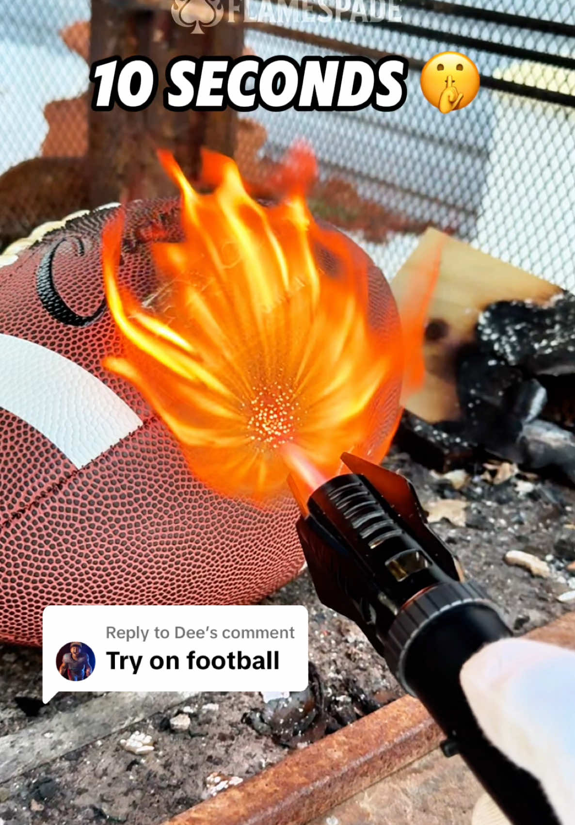 Replying to @Dee It’s gonna blow! 🫣💣 #football #vs #lightsaber #timer #seconds 