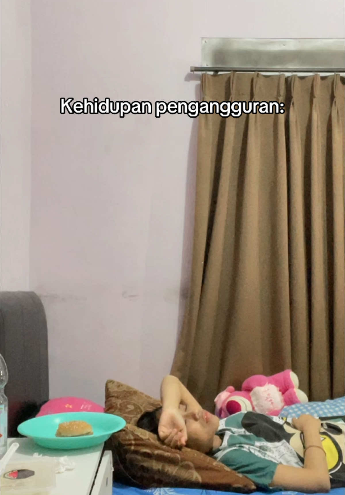 Kalo ga makan ya tidur ☺️