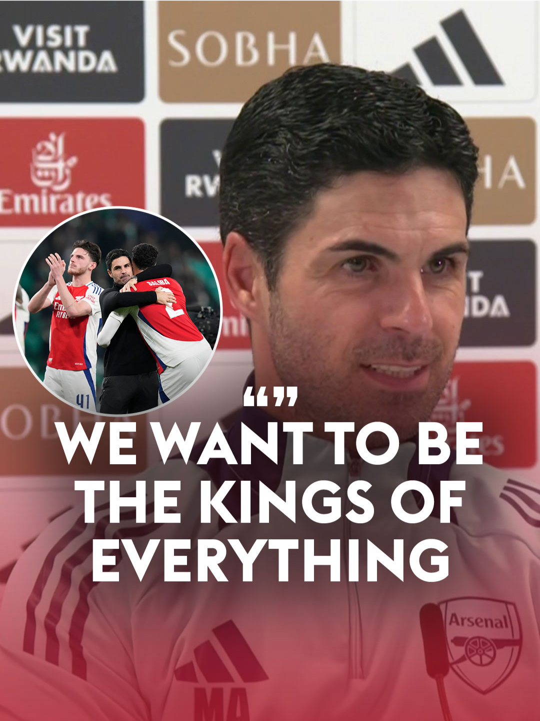 ''We want to be the kings of everything'' Mikel Arteta on Arsenal's status as 'corner kings' 👑 #arsenal #skysportsnews #PremierLeague