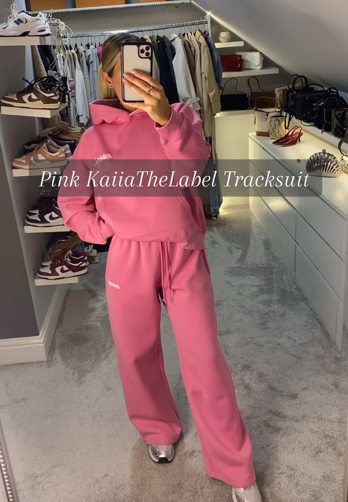 Pink tracksuits 1 of 3 😍🩷 @kaiiathelabel  #kaiiathelabel #tracksuit #tracksuitseason #comfyclothes #pinktracksuit #tiktokmademebuyit #giftideas 