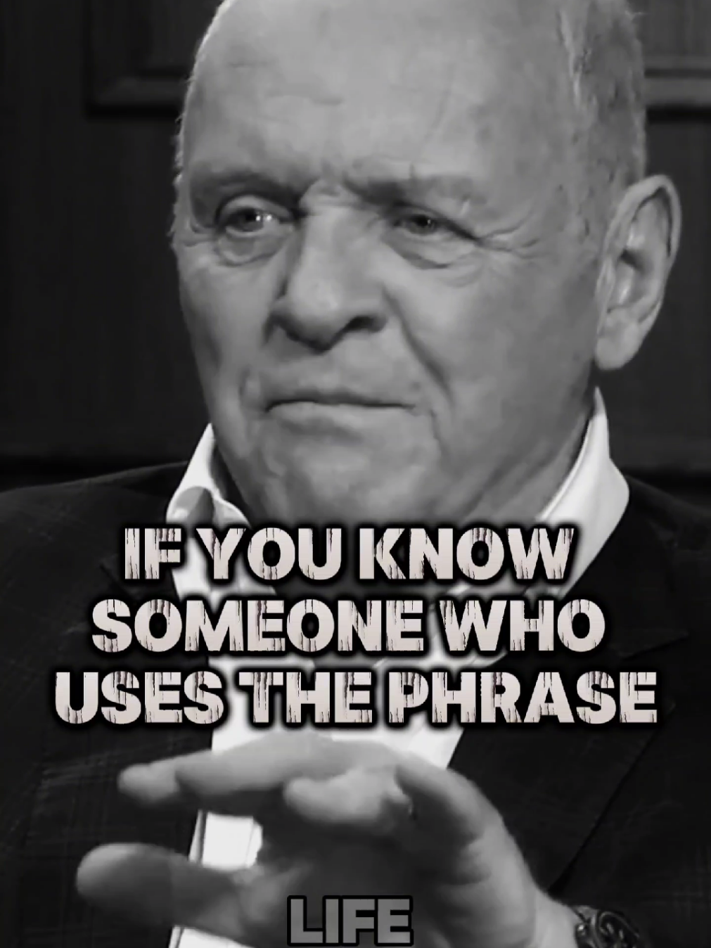 If You Know Someone Who Uses The Phrase It Is What It Is Trust Me They Are Fu....ing Dangerous.... Speaker: Anthony Hopkins🎤 #anthonyhopkins #anthonyhopkinsquotes #Relationship #relationships #relationshipadvice #quotes #motivation #motivational #motive #lifelessons #life #Love #dangerous #fypシ #foryoupage #usa🇺🇸 #usa_tiktok #CapCut #bestmotivation