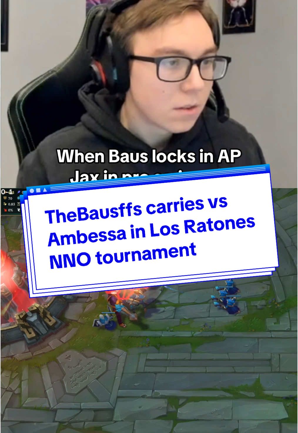 Wait until the 1v1 at the end 👀 #leagueoflegends #leaguetok #leaguetiktok #leaguememes #thebausffs #caedrel 