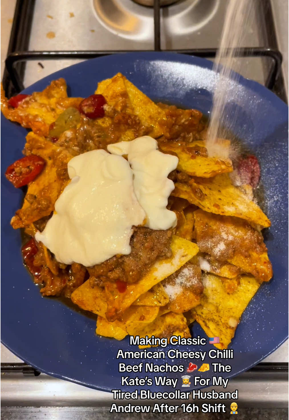 🇺🇸 USA Part 9: Making Classic Cheesy Chilli Beef Nachos 🥩🧀🌶️ The Kate’s Way 👩‍🍳 #fyp #foryou #viral #husband #wife #usa #americanfood #mexicanfood #mexico #britishfood #englishfood #nachos #tacos #bluecollar #work #lunch #cookingkate #katesway 