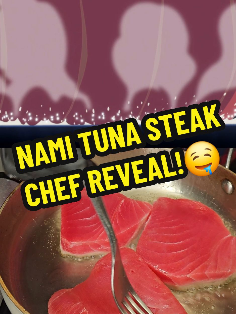 Navigating Nami's Nautical Tuna Steak Nosh!🐟🥩 #nami #onepiece #tuna #steak #luffy #sanji #deepblue #onepieceedit #onepieceanime #Netflix #fyp 