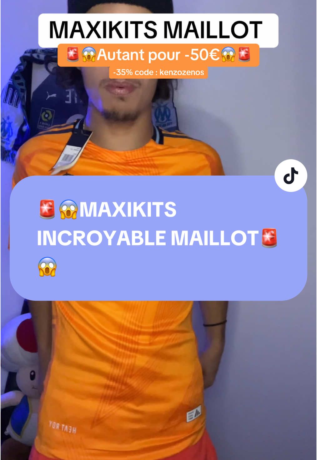 Maillot sur le site maxikits ! 🚨😱-35% avec mon code : kenzozenos🚨😱question je repond à tout #maillot #pub #maxikits #foot 