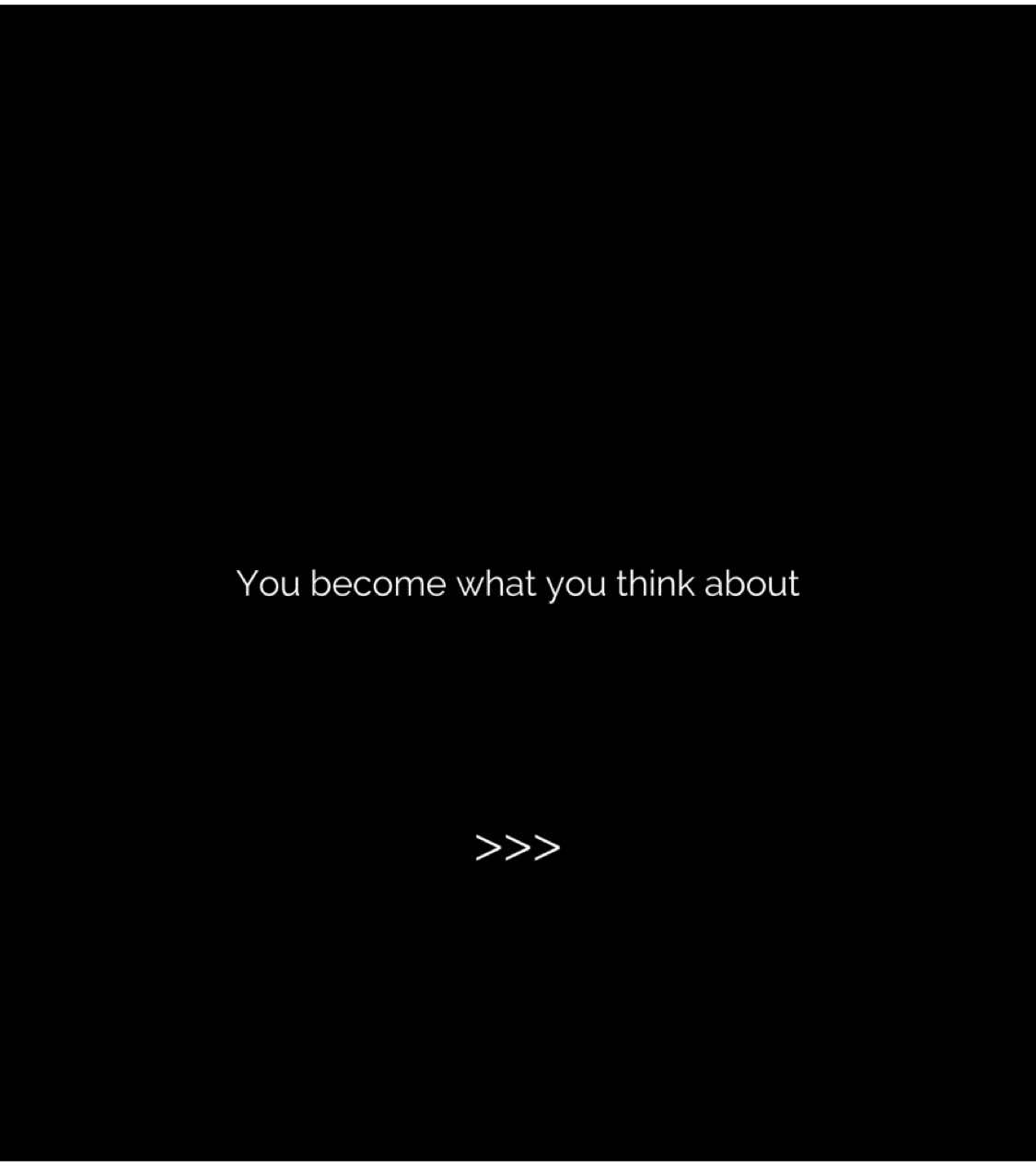 You become what you think about #mindset #fyp #discipline #success #selfimprovement #focus 