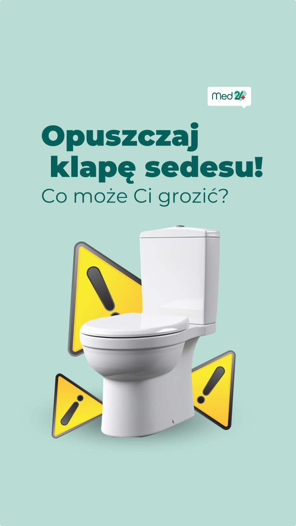 Czy jest jeszcze ktoś, kto nie opuszcza klapy od sedesu przed spuszczeniem wody? 🚽 To naprwdę ważne dla Twojego zdrowia! ‼️ Sprawdź dlaczego!    #higiena #lekarzonline #zdrowie #toaleta #wartowiedzieć #telemedycyna #sedes #wodawtoalecie 