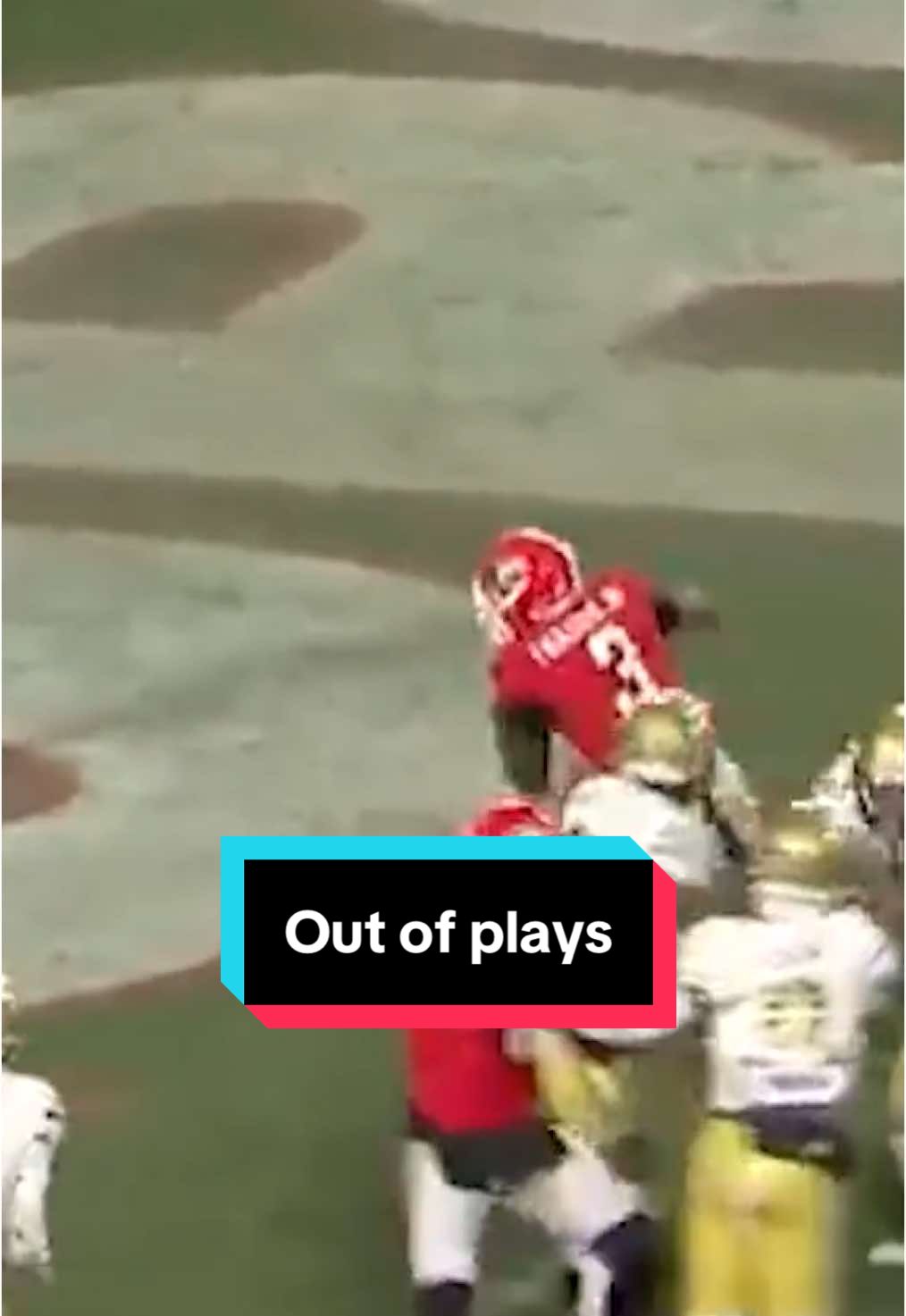 After 8 OT’s, it’s pretty easy to run out of plays 🤣
