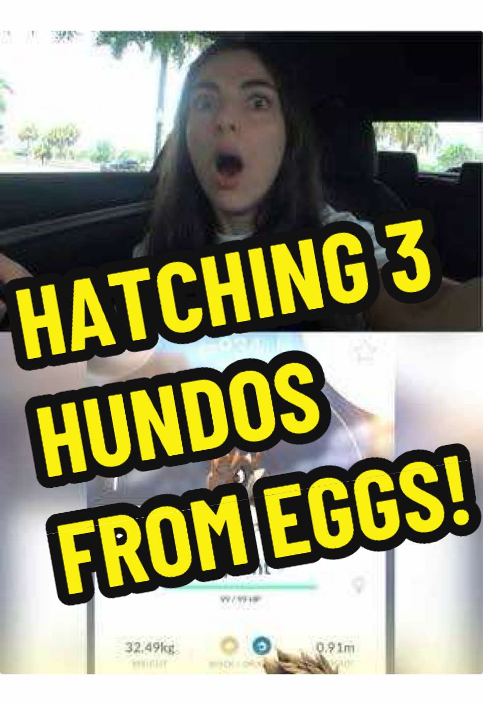 I hatched 3 hundos from one batch of eggs 🤯 #pokemongo #pokemon #pokemontiktok #gaming 