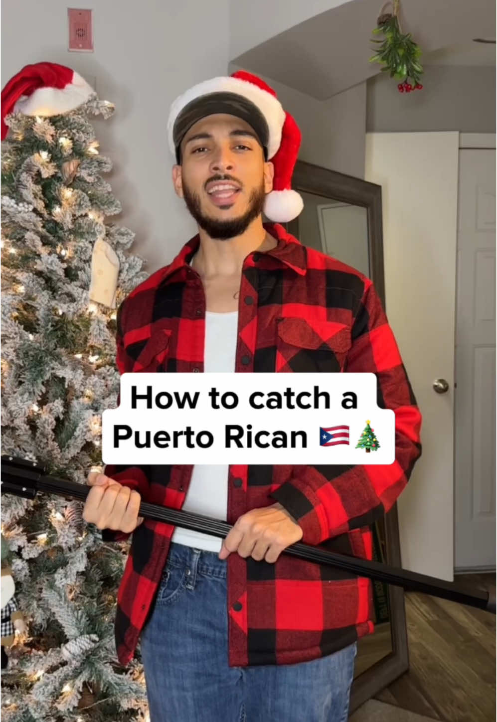 How to Catch a Puerto Rican 🇵🇷 Christmas Edition 🎄😂 #kelperez #puertorican 