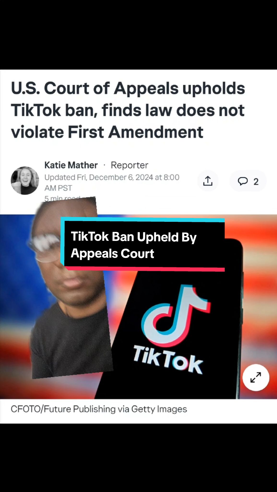 TikTok ban has been upheld by a federal appeals court in Washington DC.  #tiktokban #breakingnews #tiktokpartner 