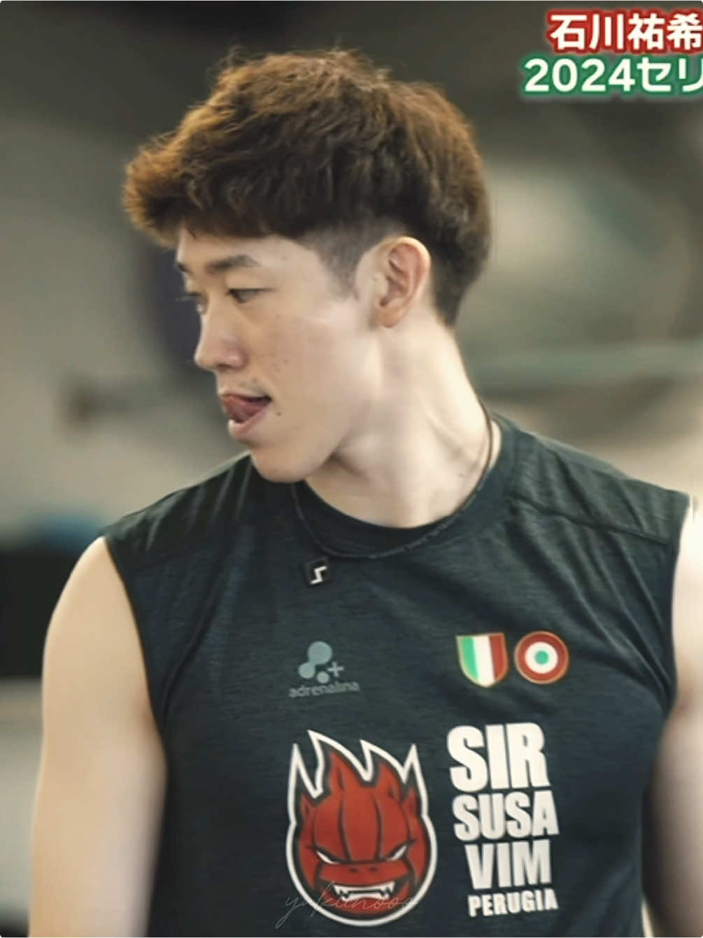 PUT THAT TONGUE BACK SIRR!?!?🥵🫣ctto:ntvsports #yukiishikawa #ishikawayuki #ishikawa #volleyballplayer #ryujinnippon 