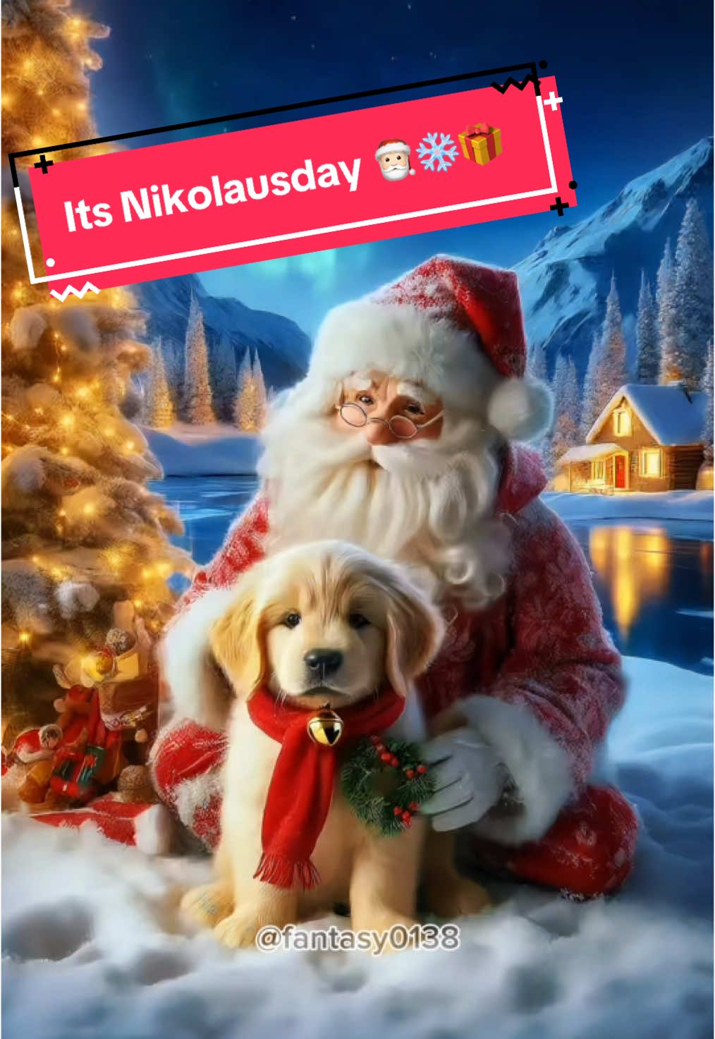 Heute ist Nikolaus. Habt ihr den Tag mit der Familie verbracht ?🥰 #aianimation #aiart #nikolaus #christmas 