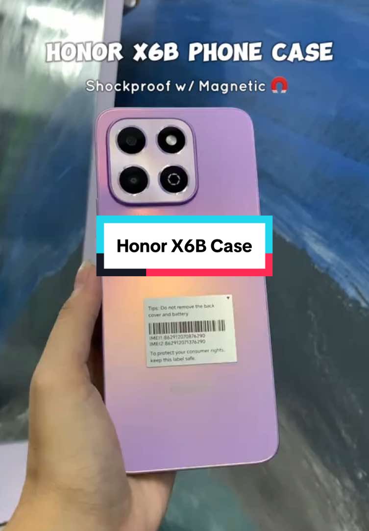 Honor X6B Case w/ Magnetic Sunction & shockproof😍#honor #honorph #honorcase #phonecase #shockproof #caseforhonor #caseforandroid #caseforphone #fyp #phoneprotection #foryou #fypviralシ #foryoupage #protectyourphone #fyppppppppppppppppppppppp 