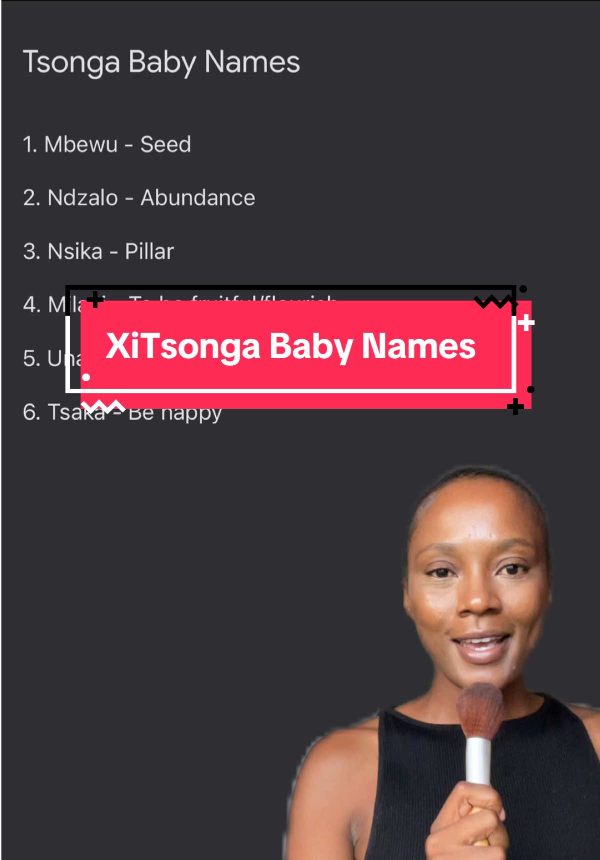 South African Baby Names | Part 7 Tsonga Baby Names   #greenscreen 